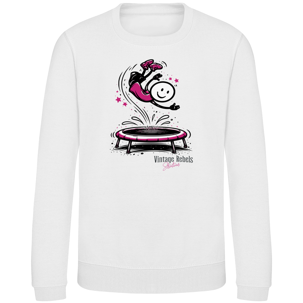 Sweatshirt "Trampolin" für Mädchen
