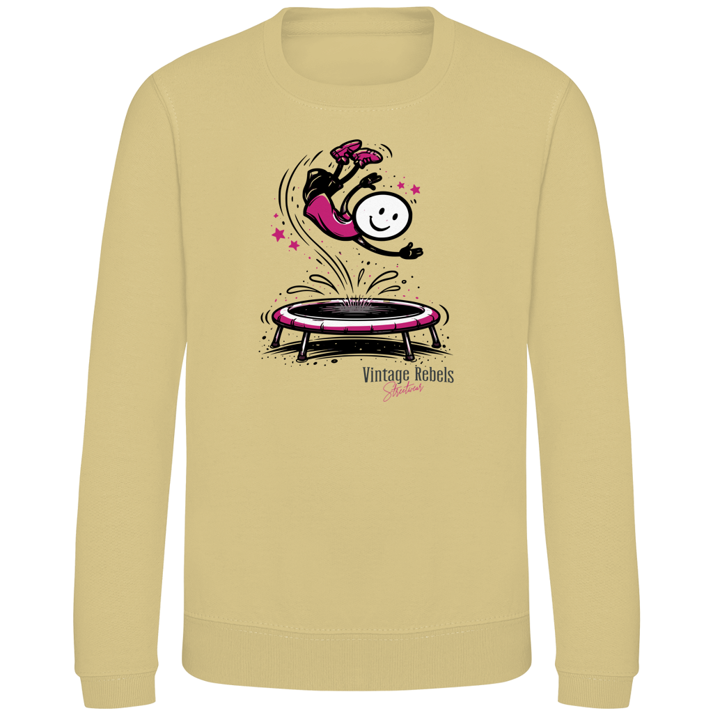 Sweatshirt "Trampolin" für Mädchen