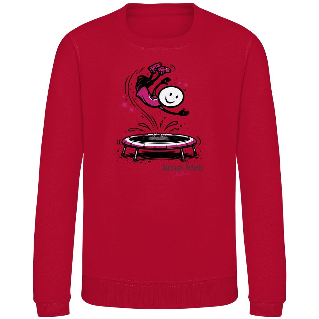 Sweatshirt "Trampolin" für Mädchen