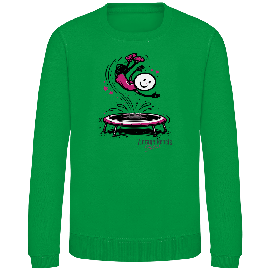 Sweatshirt "Trampolin" für Mädchen