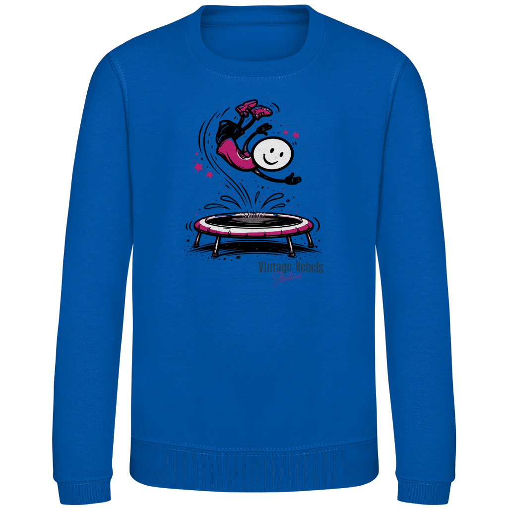 Sweatshirt "Trampolin" für Mädchen