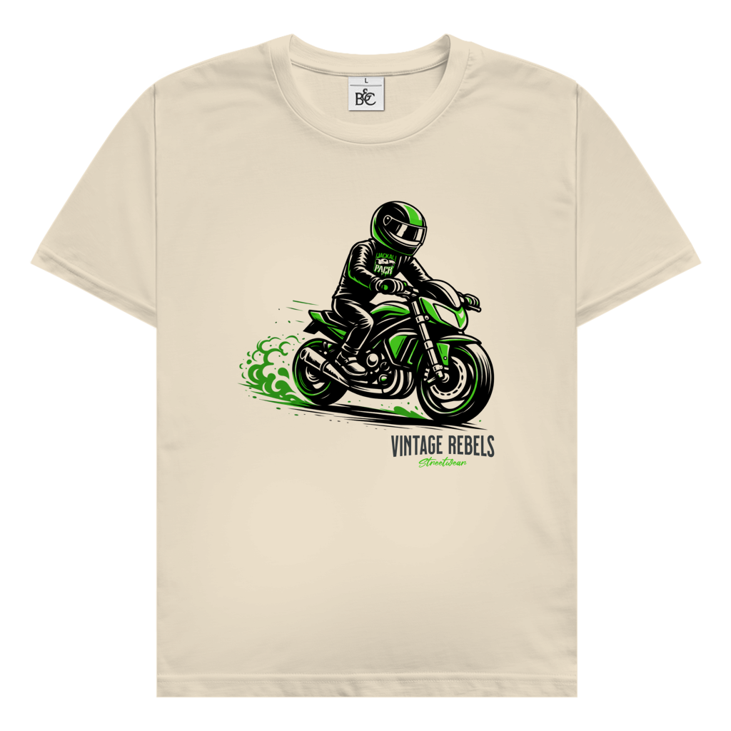 T-Shirt "Motorrad JP" Brust-& Rückendruck
