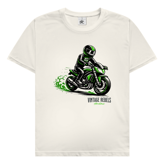 T-Shirt "Motorrad JP" Brust-& Rückendruck
