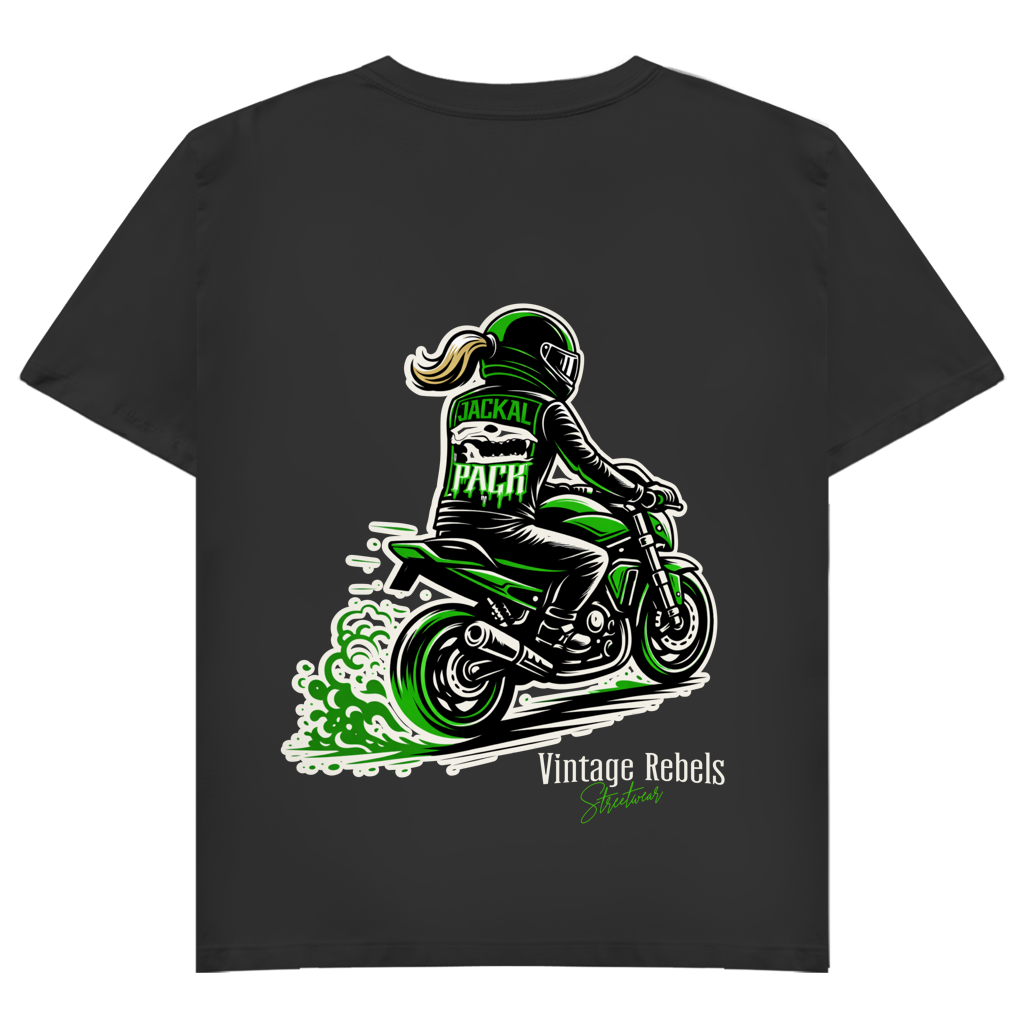 T-Shirt "Motorrad JP" Brust-& Rückendruck