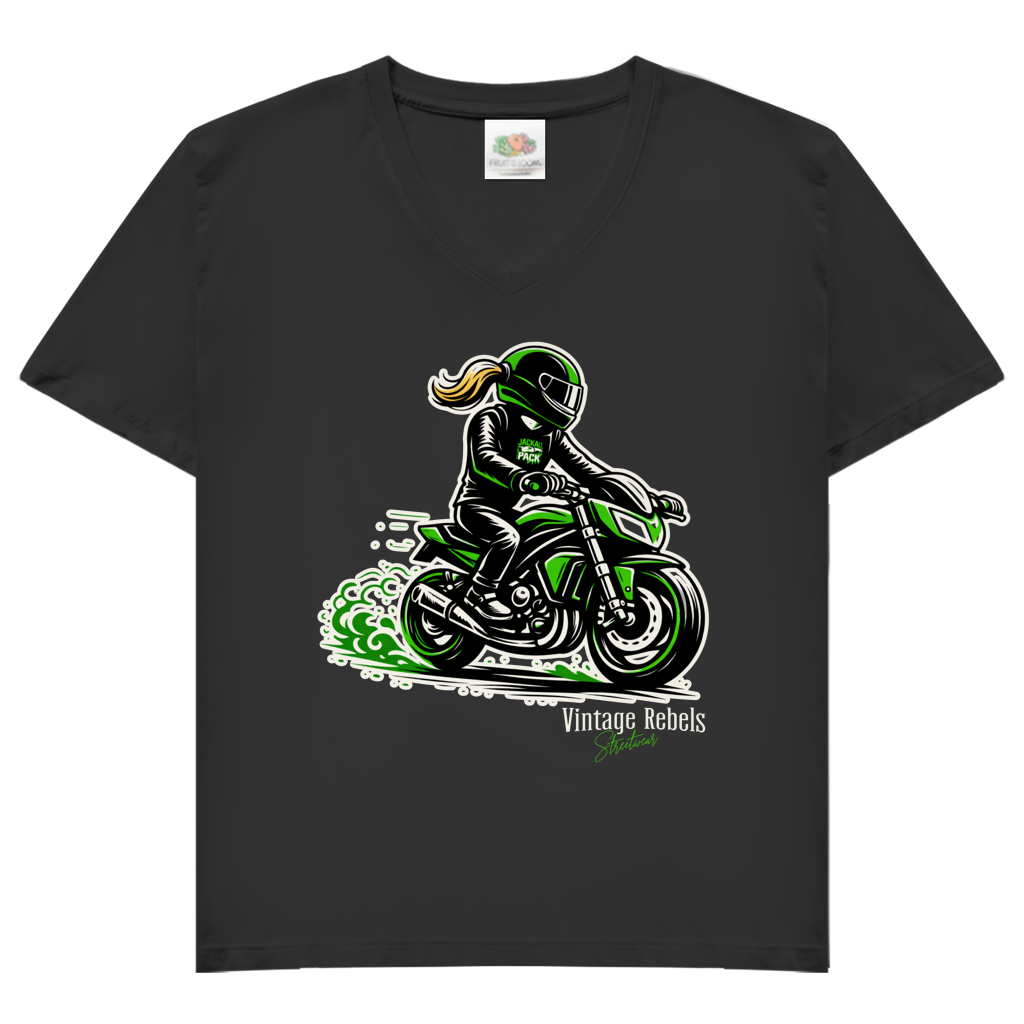 T-Shirt "Motorrad JP" Brust-& Rückendruck