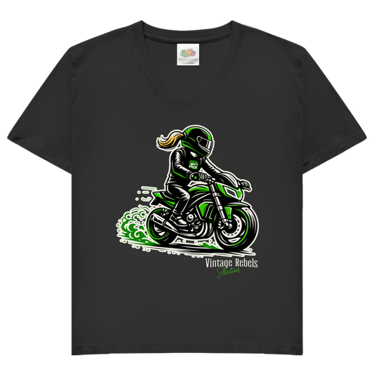 T-Shirt "Motorrad JP" Brust-& Rückendruck