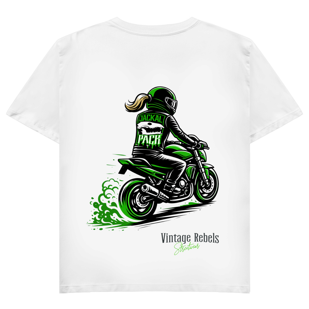 T-Shirt "Motorrad JP" Brust-& Rückendruck