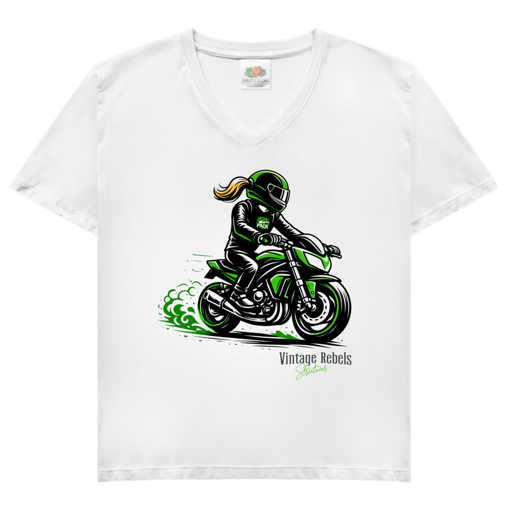 T-Shirt "Motorrad JP" Brust-& Rückendruck