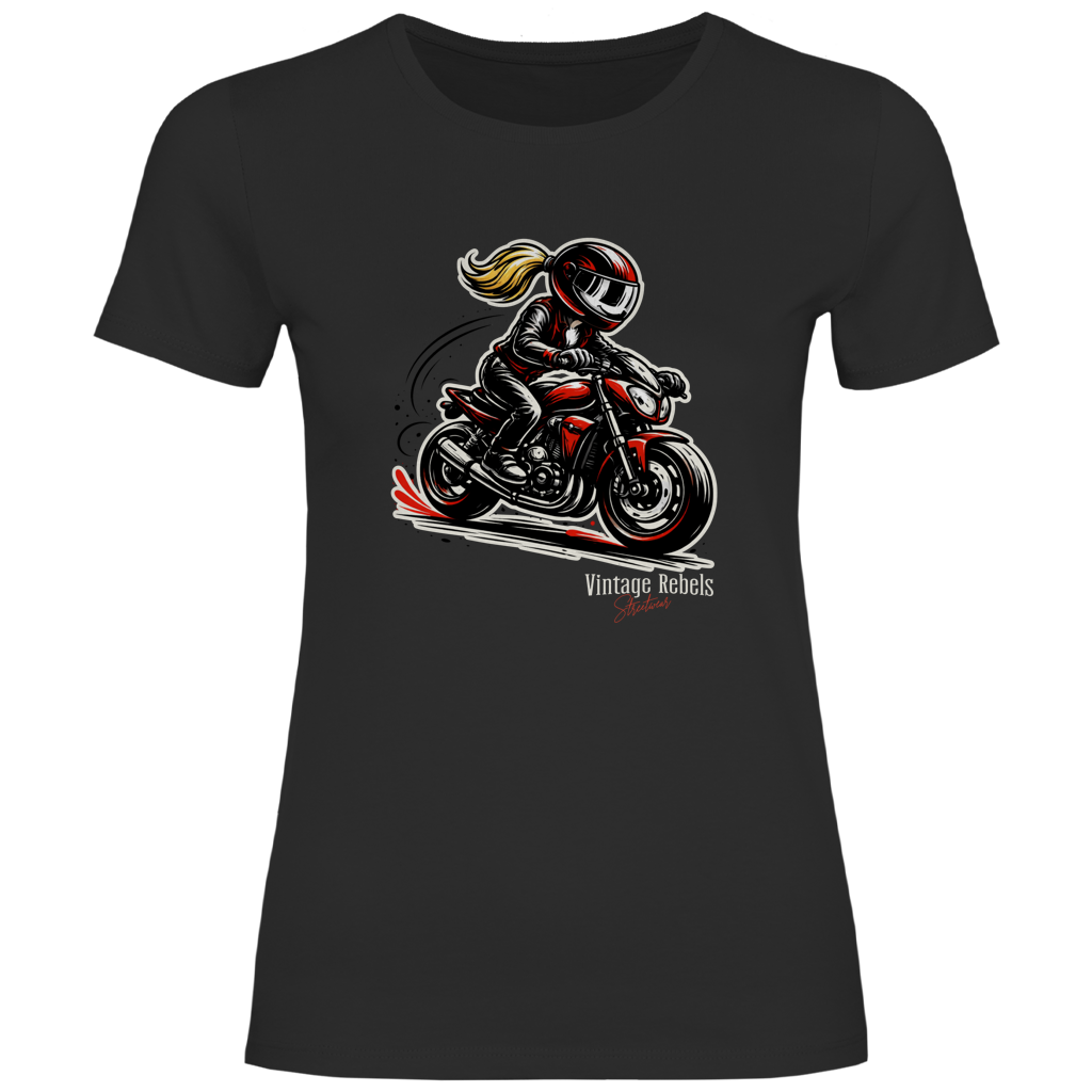 T-Shirt "Motorrad" Frauen