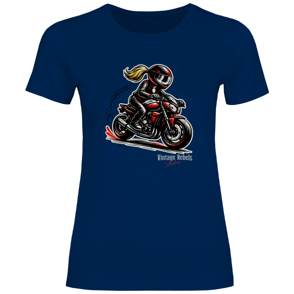 T-Shirt "Motorrad" Frauen