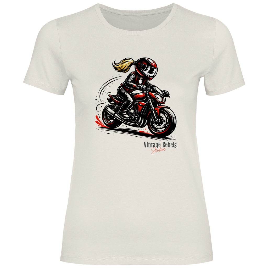 T-Shirt "Motorrad" Frauen