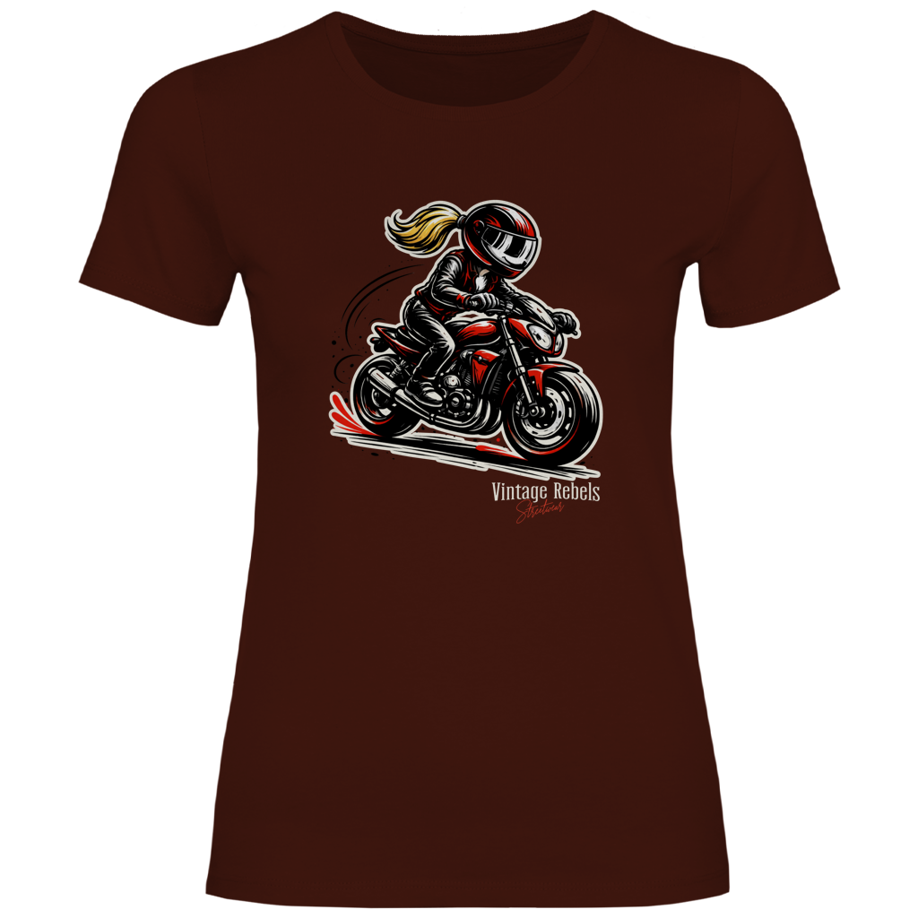 T-Shirt "Motorrad" Frauen