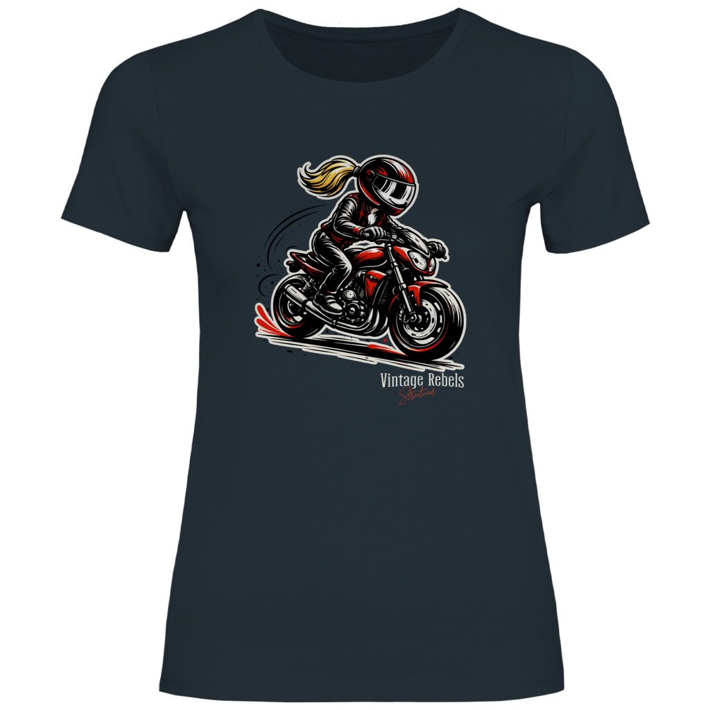 T-Shirt "Motorrad" Frauen
