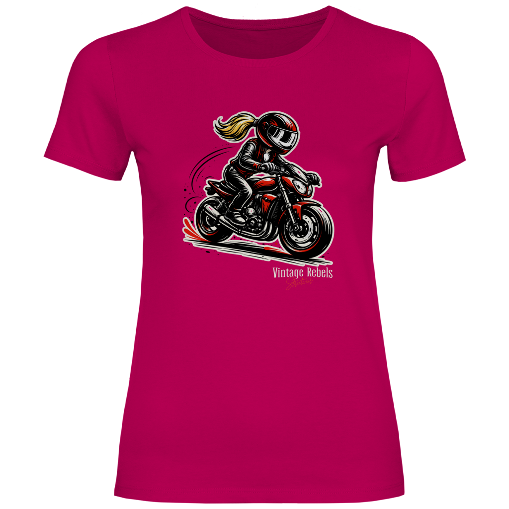 T-Shirt "Motorrad" Frauen