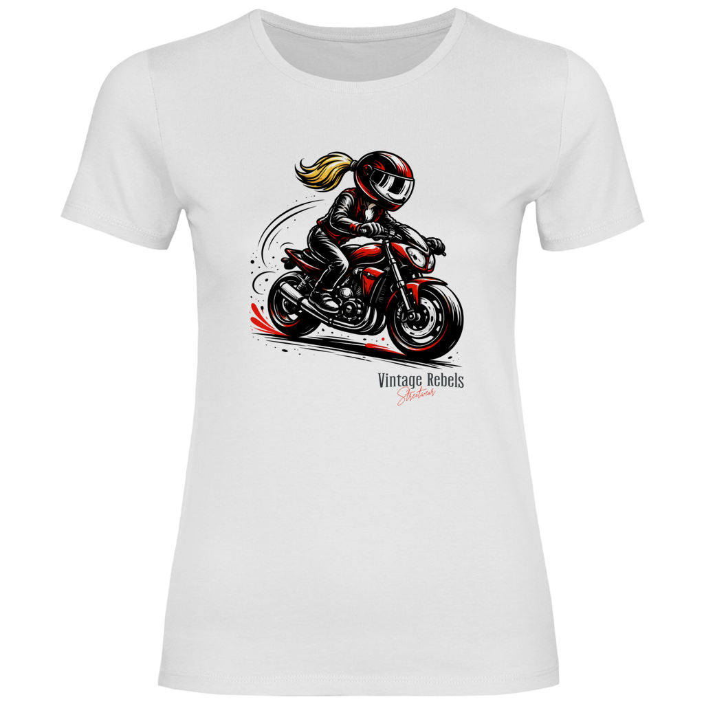 T-Shirt "Motorrad" Frauen