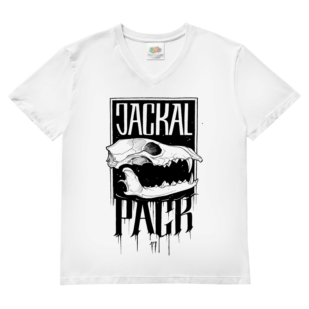 Herren V-Neck T-Shirt "JP MEMBER" | Brustdruck
