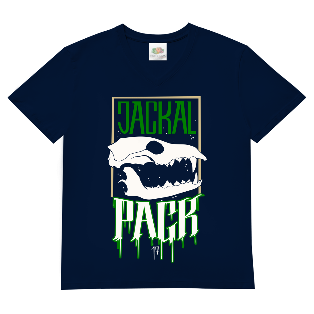 T-Shirt "JP MEMBER" V-Neck Brustdruck