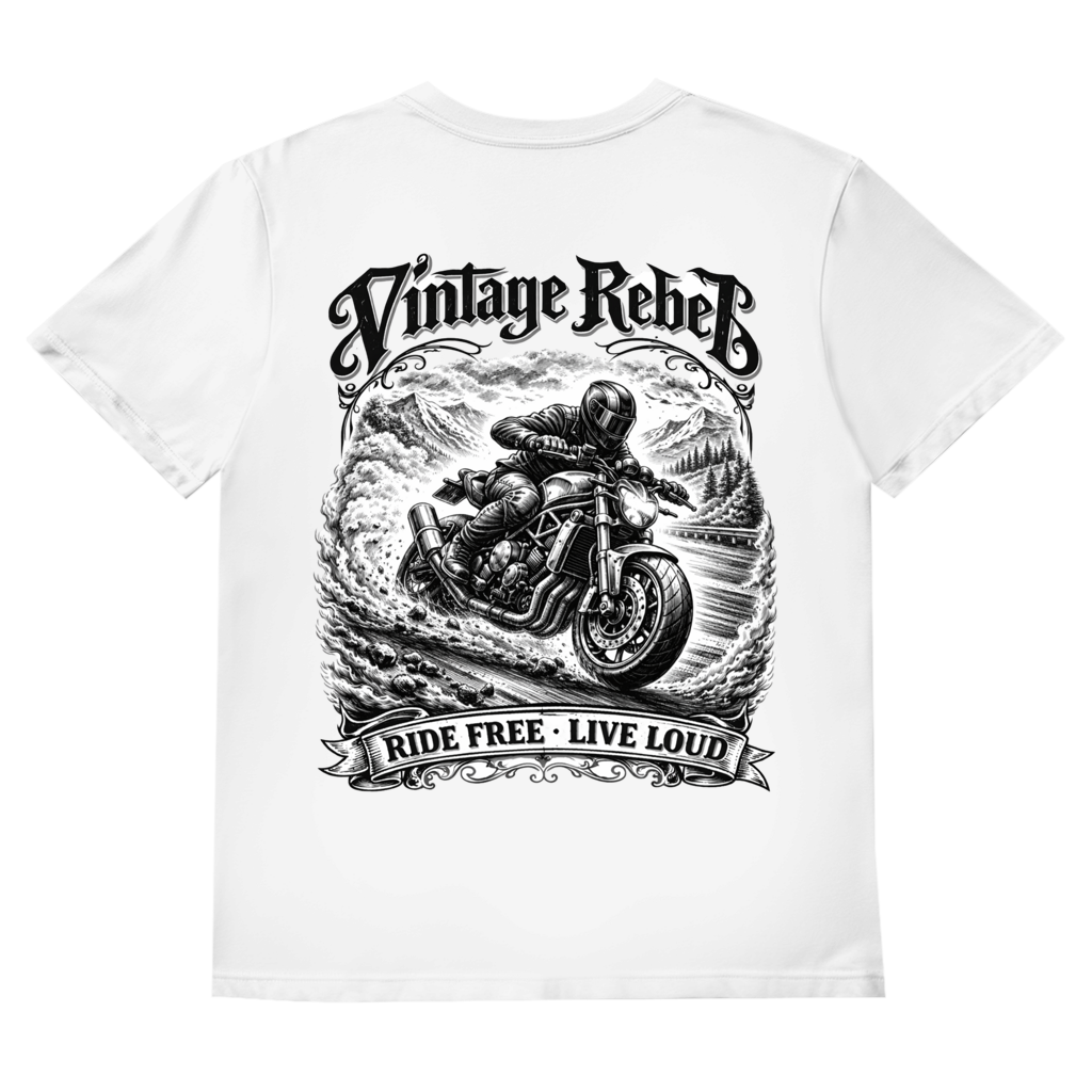 Herren V-Neck T-Shirt "Nacked Bike"