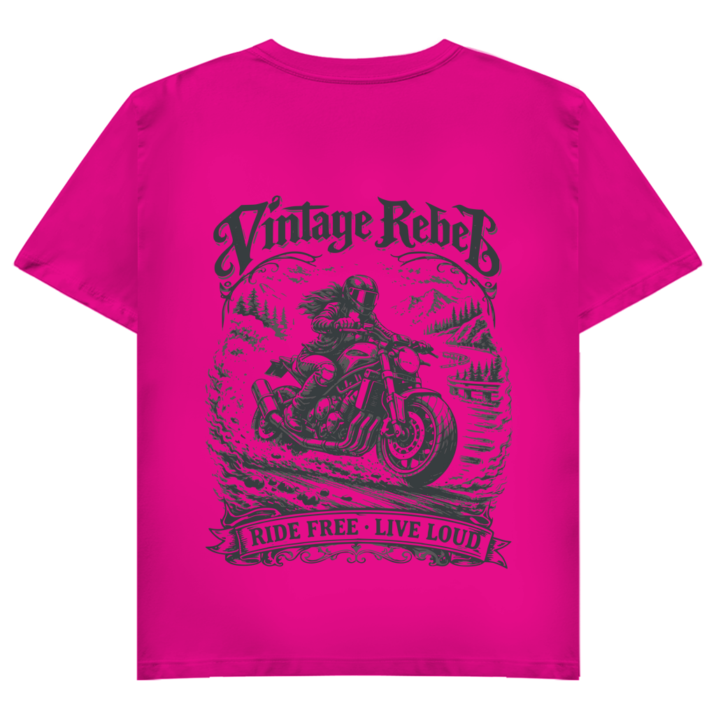 Damen V-Neck T-Shirt "Nacked Bike"
