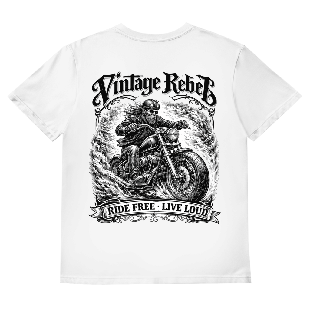 Herren V-Neck T-Shirt "Biker"