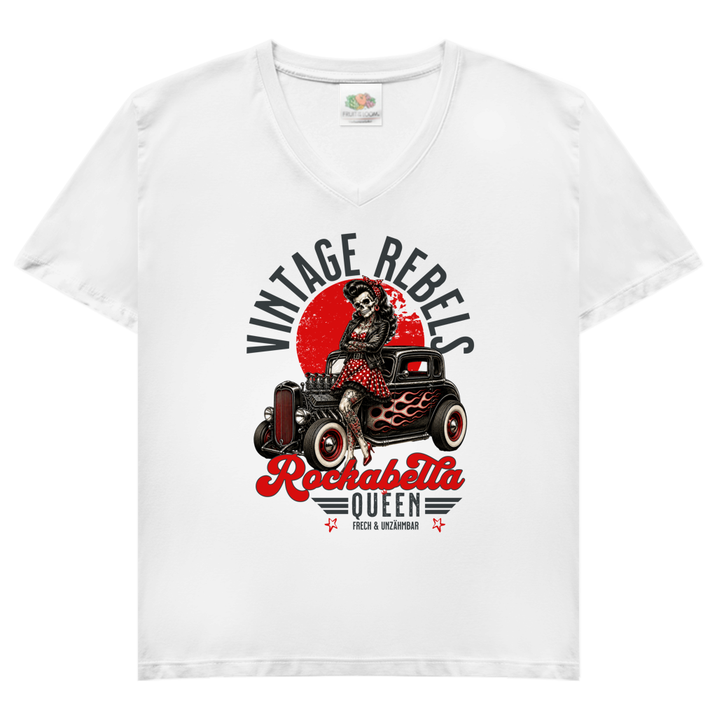 V-Neck T-Shirt Rockabella