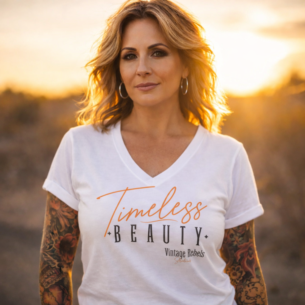 T-Shirt "Timeless" V-Neck