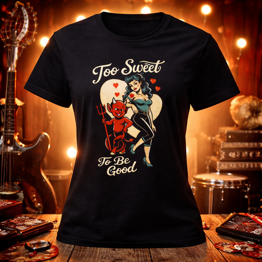 T-Shirt "Too Sweet to be Good" | Frauen