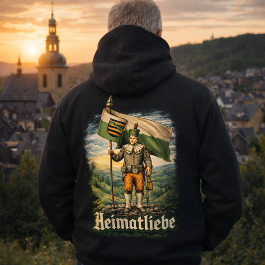 Zipper Hoodie "Heimatliebe" | Männer