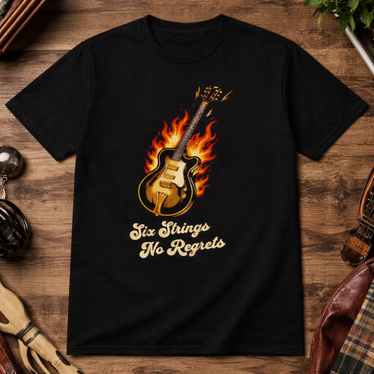 T-Shirt "Six Strings No Regrets" | Männer