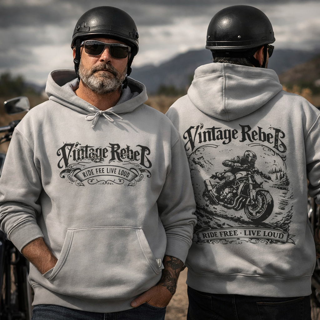 Herren Hoodie "Nacked Bike"