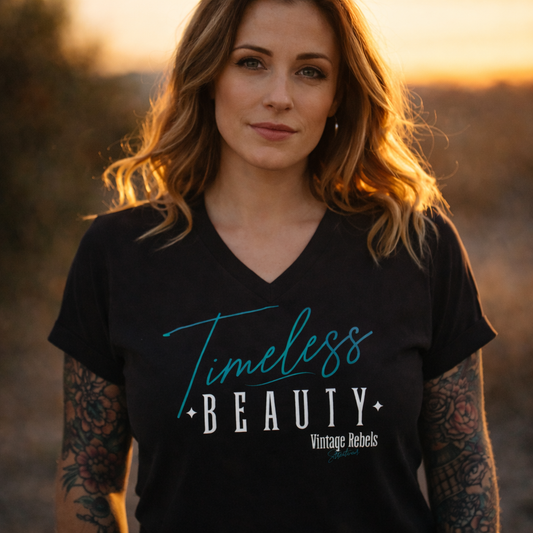 T-Shirt "Timeless" V-Neck