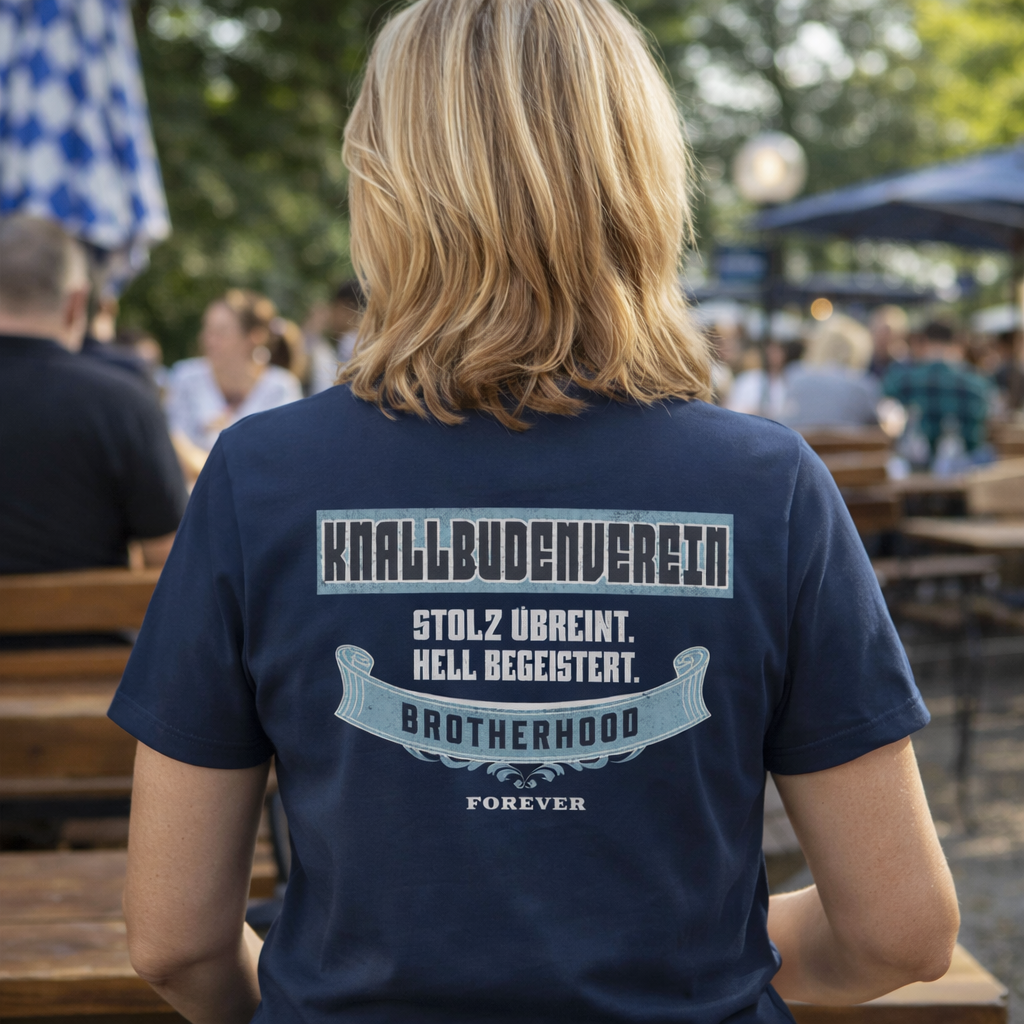 T-Shirt "Knallbudenverein" | Brust- & Rückendruck | Frauen