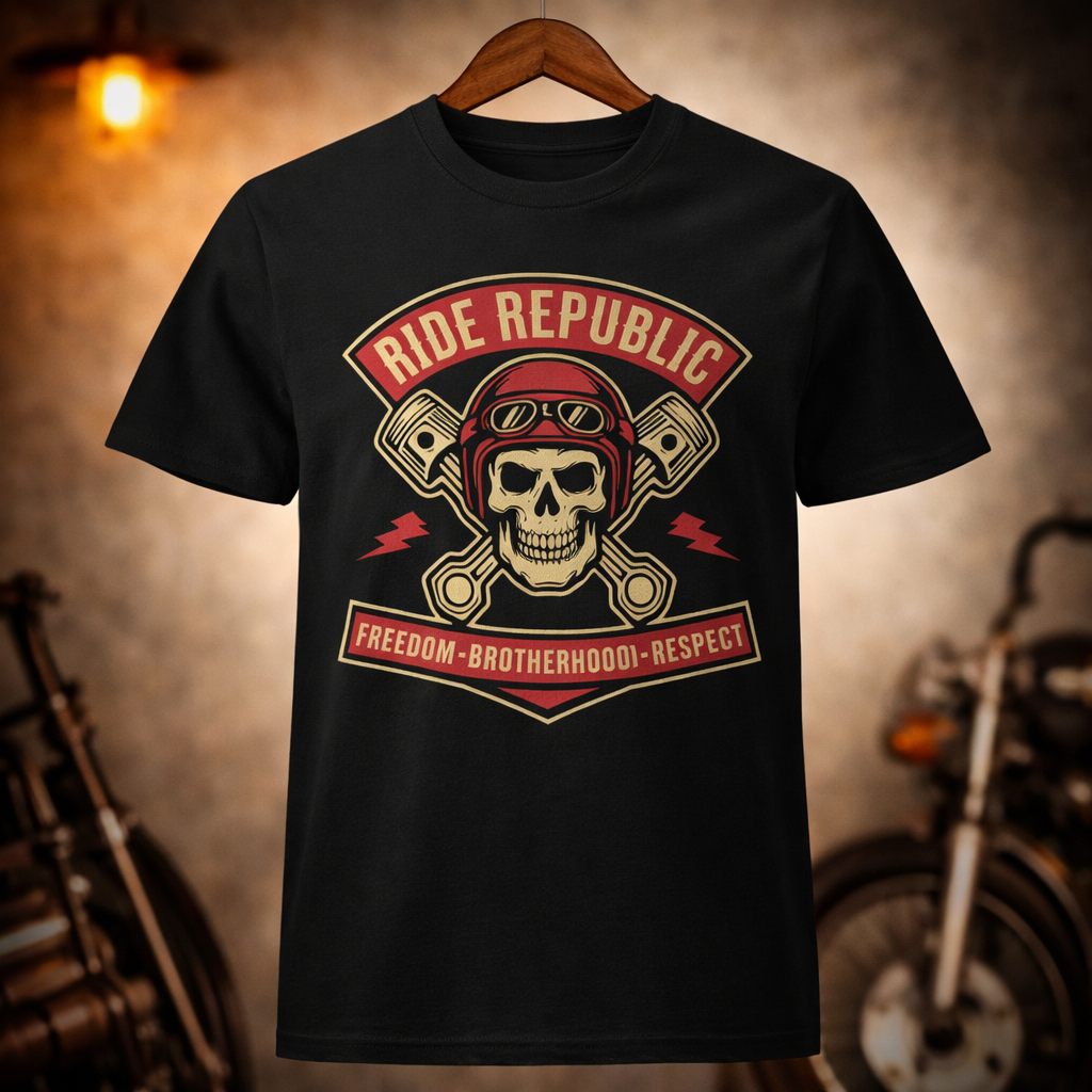 T-Shirt "Ride Republic - Brotherhood" | Brustdruck | Frauen