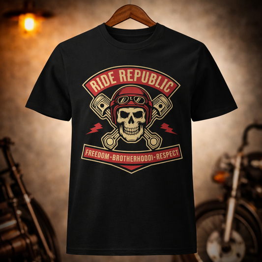 T-Shirt "Ride Republic - Brotherhood" | Brustdruck | Frauen