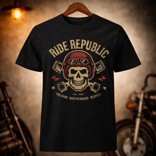 T-Shirt "Ride Republic - Brotherhood" | Brustdruck | Frauen