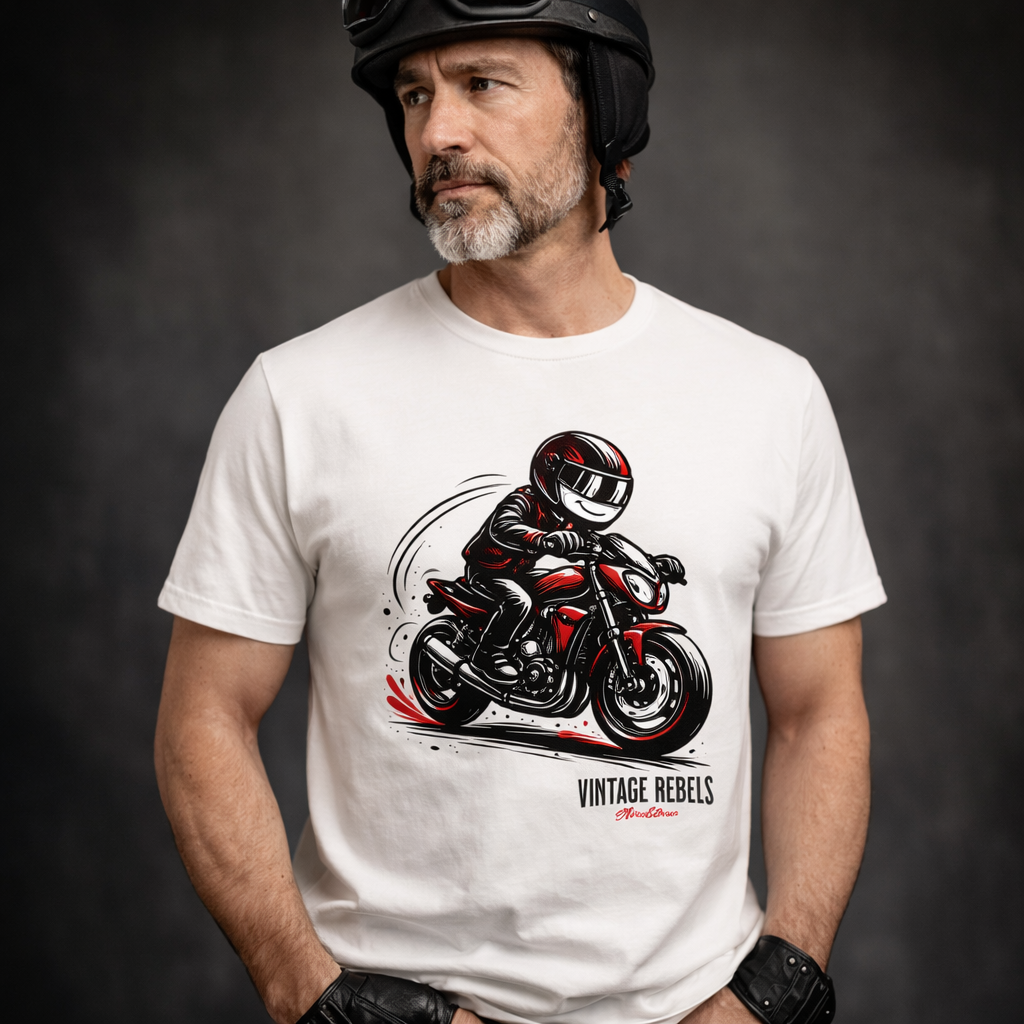 T-Shirt "Motorrad" Männer