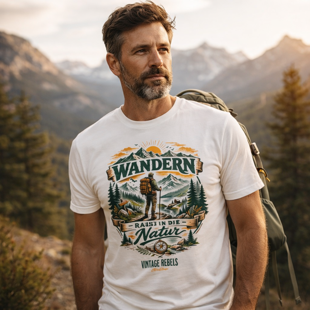 T-Shirt "raus in die Natur"