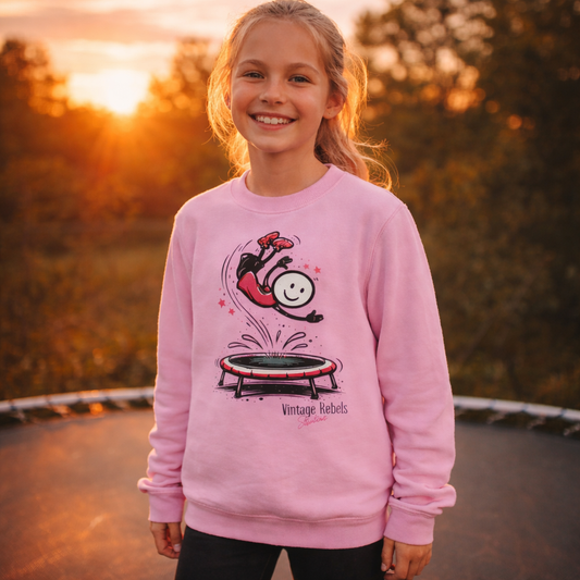 Sweatshirt "Trampolin" für Mädchen