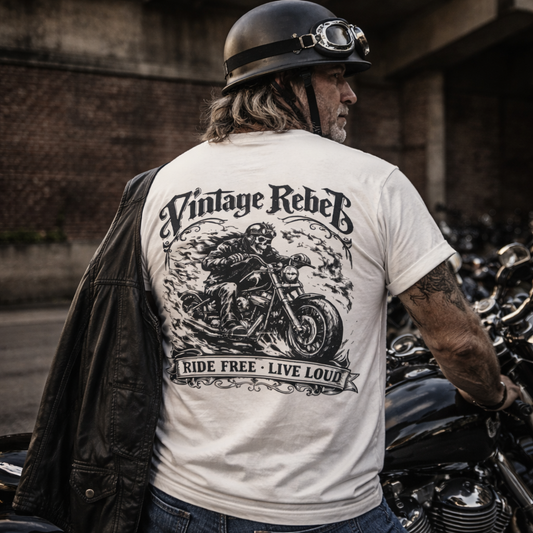 Herren V-Neck T-Shirt "Nacked Bike"