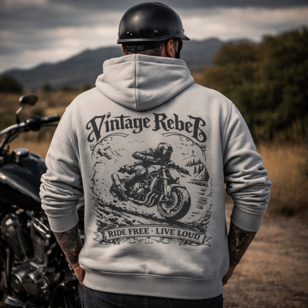 Herren Hoodie "Nacked Bike"