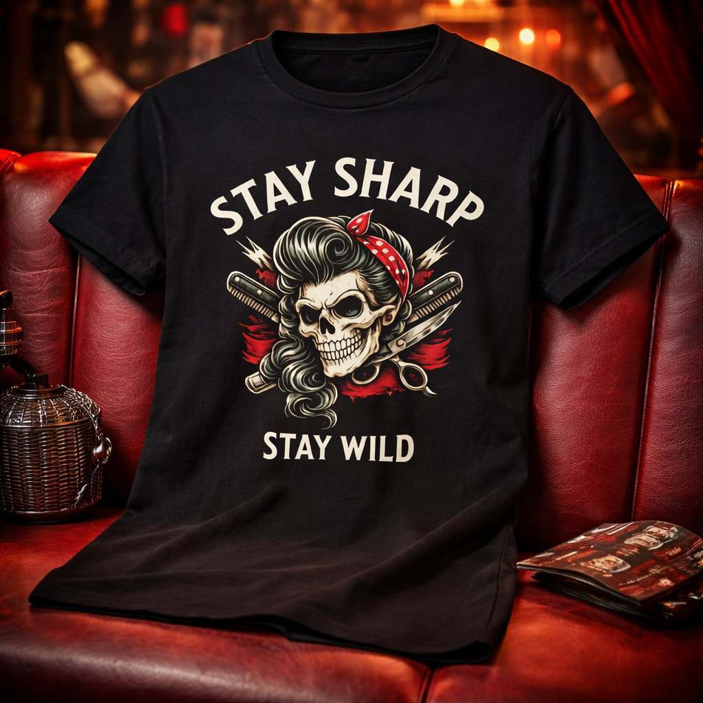 T-Shirt "Stay Sharp Stay Wild" | Frauen