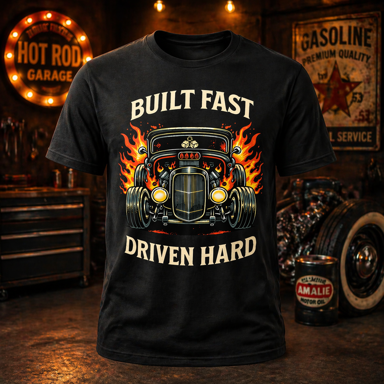 T-Shirt "Built Fast Driven Hard" | Männer