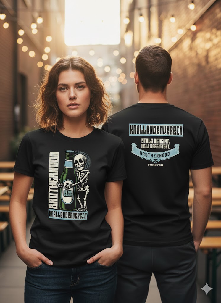 T-Shirt "Knallbudenverein" | Brust- & Rückendruck | Unisex